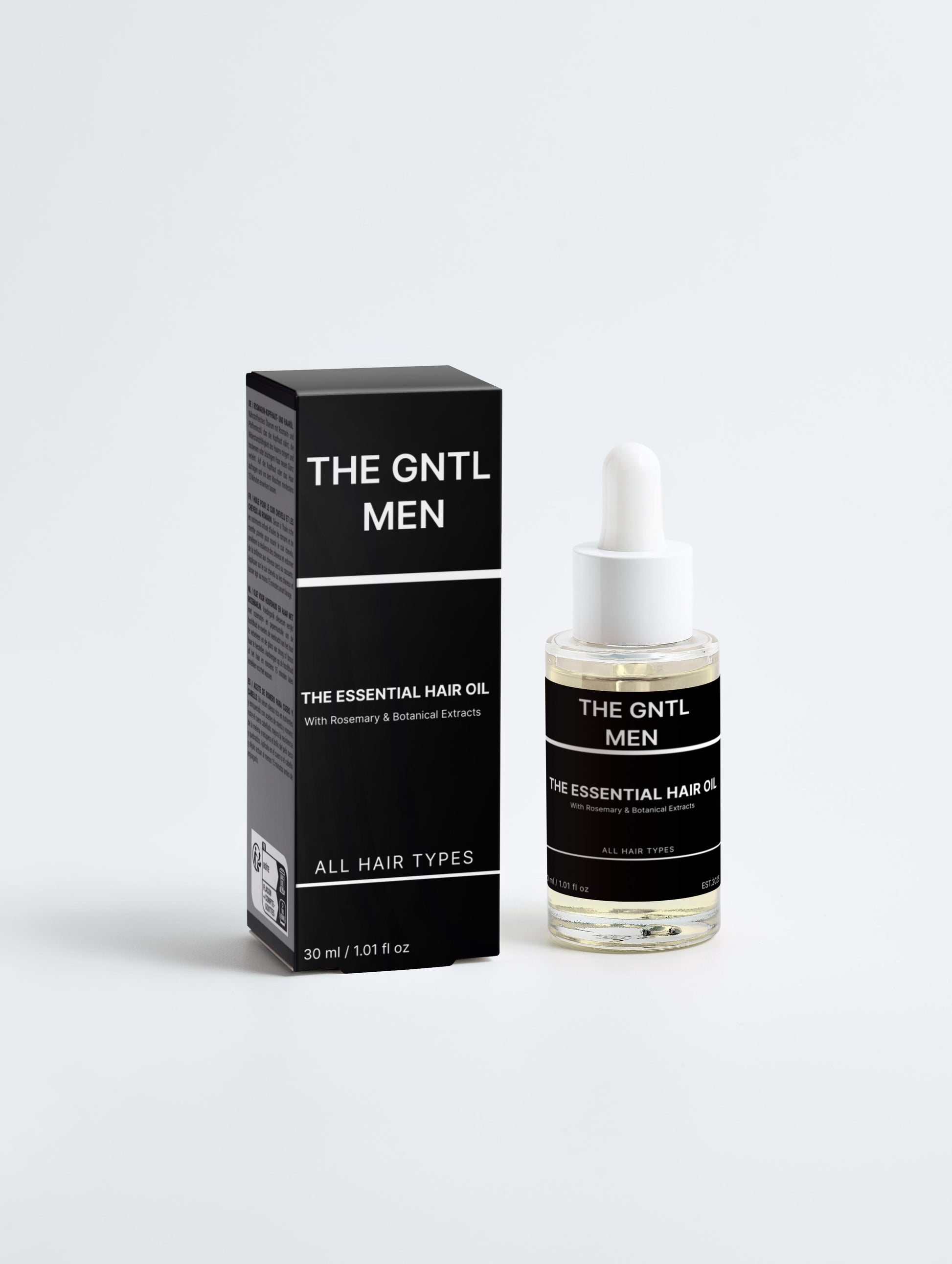 Essential Hair Oil Haaröl für Männer mit natürlichen Inhaltsstoffen – THE GNTL MEN